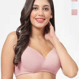 SHYAM SONS FLAIR Women Pack Of 3 Full Coverage Lightly Padded Bra-picture-7