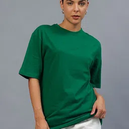 Mad Over Print Women Drop-Shoulder Sleeves Pockets T-shirt-image-12