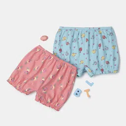 Jockey Girls Printed Cotton Bloomers Briefs Pack Of 2-image-76