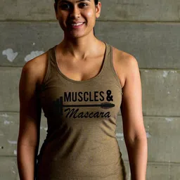 Wod Armour Mascara Printed Cotton Tank Top-picture-21