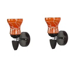 SOMIL Orange Glass Cylinder Wall Lamps-image-79