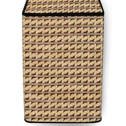 The Furnishing Tree Washing Machine Cover Symmetric Pattern Beige Compatible for Whirlpool 7 Kg Ful-image-76