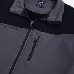 Richlook Men Colourblocked Mock Collar Sweatshirt image 5