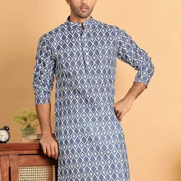 Anouk Men Geometric Printed Kurta-picture-48
