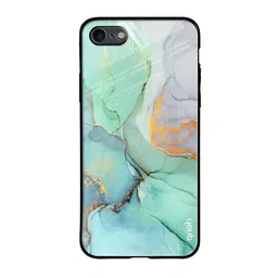 QRIOH Green Marble Printed iPhone 7 Back Case-25
