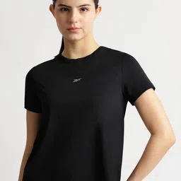 Reebok Women Solid Round Neck T-shirt-image-50