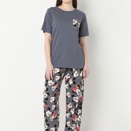 Smarty Pants Women Mickey Mouse Printed Pure Cotton Night suit-picture-18