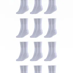 MUKHAKSH White Cotton Socks-image-95