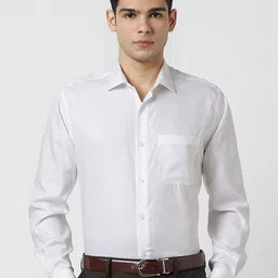 Van Heusen Men Spread Collar Cotton Formal Shirt-picture-49
