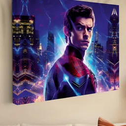 Livin'luxe Blue & Red Spider Man Canvas Wall Art-image-49