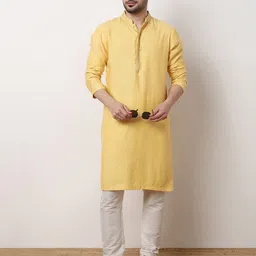 Ethnicity Geometric Embroidered Mandarin Collar Thread Work Straight Kurta-picture-3