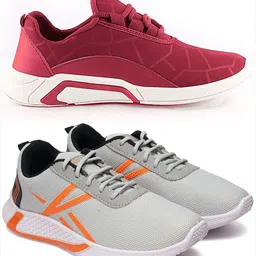 Spotwalk Men Mesh Running Shoes-picture-37