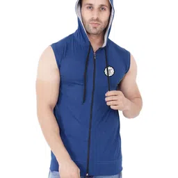 Blisstone Men Solid Hooded Cotton Sporty Jacket-picture-11