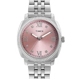 Timex Women Embellished Dial & Stainless Steel Style Straps Watch TWEL234SMU01-image-52