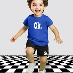 MITANSH Kids Printed Round Neck T-shirt With Shorts-image-98