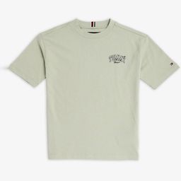 Tommy Hilfiger Boys Brand Logo Printed Pure Cotton Relaxed Fit T-shirt-picture-17