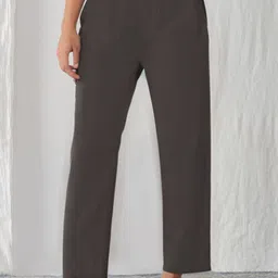 zuri Women Relaxed Straight Leg Trousers-image-77