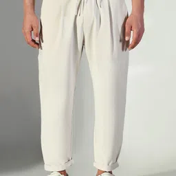 SHOWOFF Men Comfort Low-Rise Pleated Korean Pants-image-14