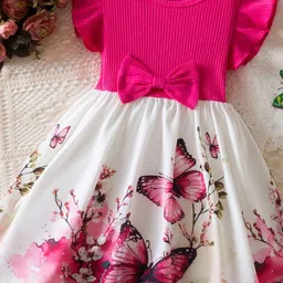 LULU & SKY Floral Print Peplum Dress-picture-37
