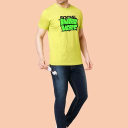 Wear Your Opinion Men Typography Printed Round Neck Cotton T-shirt-image-46