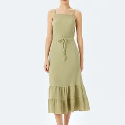 Koton Women A-Line Midi Dress-image-97