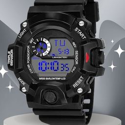SWADESI STUFF Unisex Kids Dial & Bracelet Style Straps Digital Automatic Watch SDS 730 BLACK-85