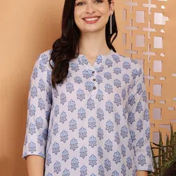RIG-TIE Women Floral Print Crepe Top-image-94