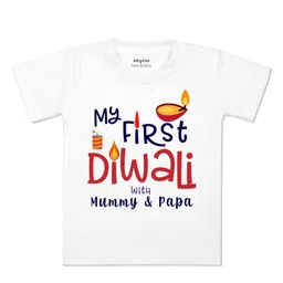 Arvesa Kids Typography Printed Applique T-shirt-picture-49