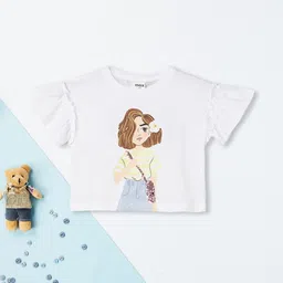 max Girls Round Neck Crop Tshirts-image-6
