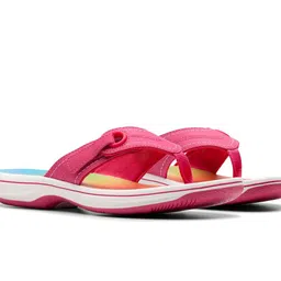 Clarks Women Printed T-Strap Flats-picture-12