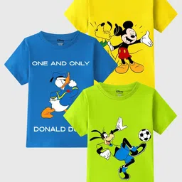Disney By Miss and Chief Boys 3 Printed Applique T-shirt-image-52