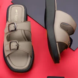 TRASE Women Open Toe Flats with Buckles-35