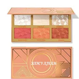 NANCY AJRAM 6 Color Highlighter & Blush Palette image 2