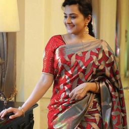 VILLE FASHION Woven Design Zari Saree-picture-44