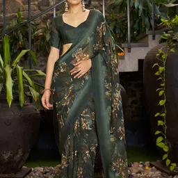 Sitanjali Floral Printed Satin Bagh Saree-picture-53