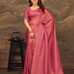 Moksha Trends Women Woven Design Zari Art Silk Banarasi Saree-image-56