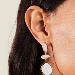 Accessorize Circular Drop Earrings image 5