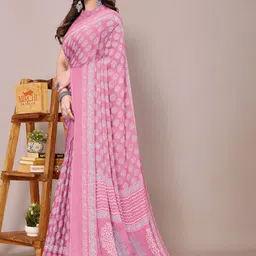 KALINI Ethnic Motifs Printed Block Print Saree image 2
