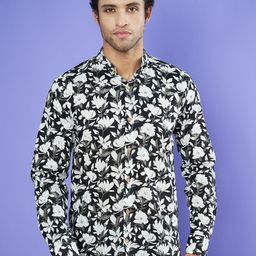 COTLAND FASHION Men Premium Floral Opaque Printed Casual Shirt-image-91