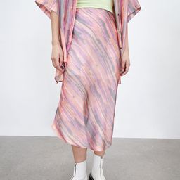 Urban Revivo Abstract Print Midi Skirt-image-44