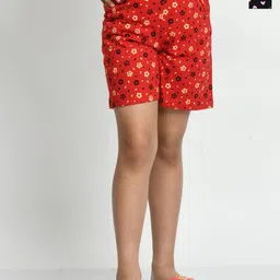 BAESD Girls Pack of 2 Floral Printed Shorts-24