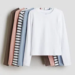 H&M 5-Pack Cotton Tops-picture-0