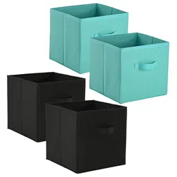 Kuber Industries Green & Blue 4 Pieces Multi-Utility Organisers-12