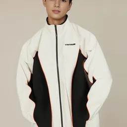 StyleCast x Revolte Men Colourblocked Tailored Jacket-image-14