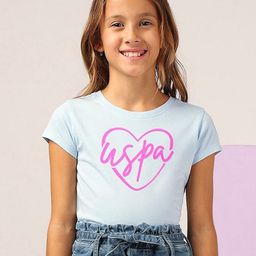 U.S. Polo Assn. Kids Girls Typography Printed Round Neck Regular Fit T-shirt-image-53