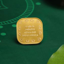 Mia by Tanishq 24KT Gold Gayatri Mantra Gold Coin 5 GM-image-42