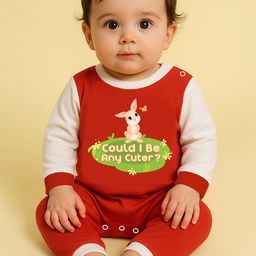 The Peppy Tend Infants Printed Pure Cotton Romper-image-78