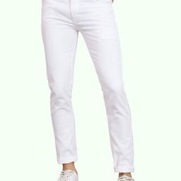 LINARIA Men White Classic Slim Fit Mid-Rise Jeans-image-43
