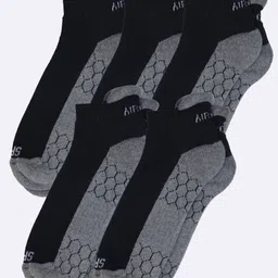 AIR GARB Pack Of 5 Colourblocked Ankle Length Socks-image-85