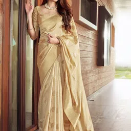 all about you Woven Design Zari Pure Silk Kanjeevaram Saree-35